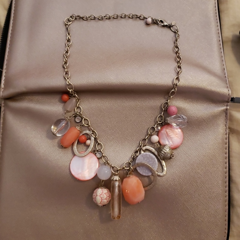 Premier designs necklace 18 inches. Gold tone